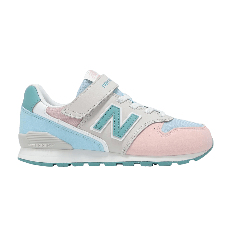 New Balance 996 Big Kid Wide 'Pink Grey' — Pink/Grey