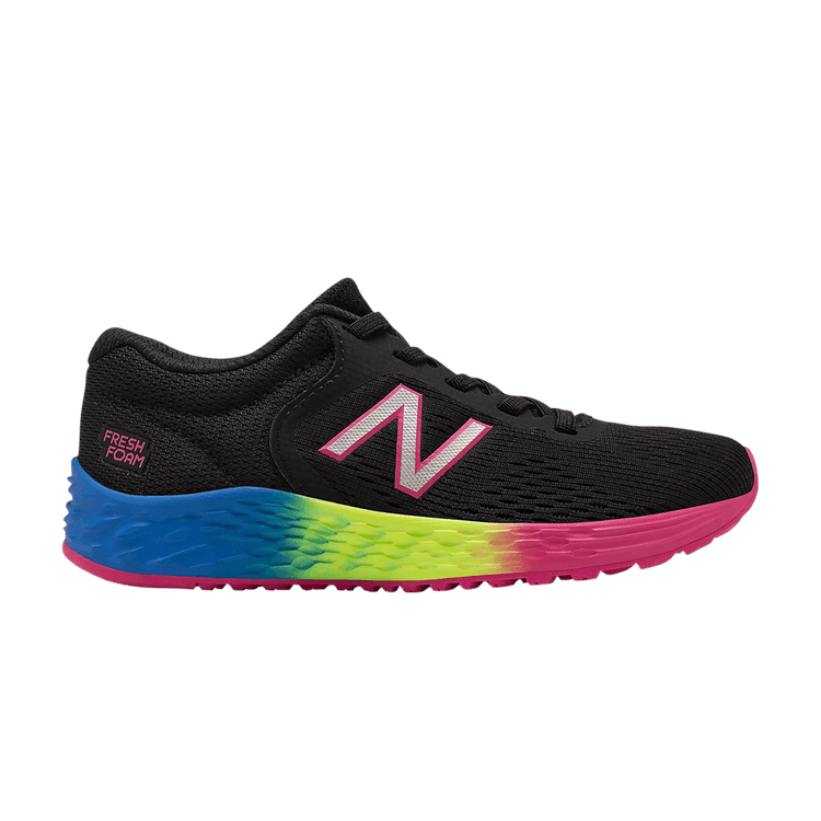 New Balance Arishi v2 Big Kid Wide 'Black Carnival' — Black/Carnival