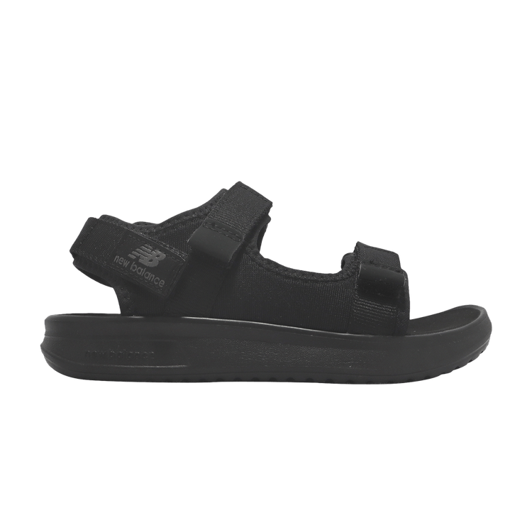 New Balance 750 Sandal Kids Wide 'Triple Black' — Black/Black