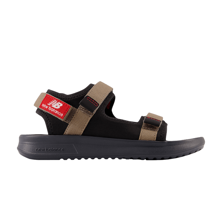 New Balance 750 Sandal Little Kid Wide 'Black Brown' — Black/Brown