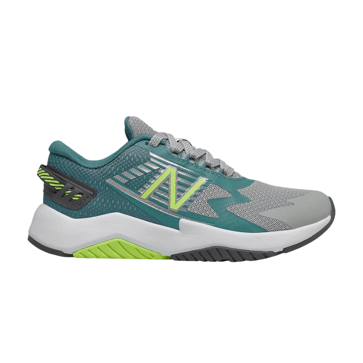 New Balance Rave Run Big Kid X-Wide 'Rain Cloud Deep Sea' — Rain Cloud/Deep Sea/Hi-Lite