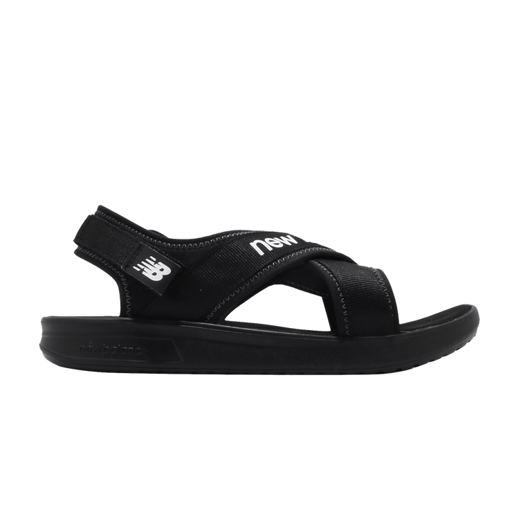 New Balance 650 Sandal Kids 'Black White' — Black/White
