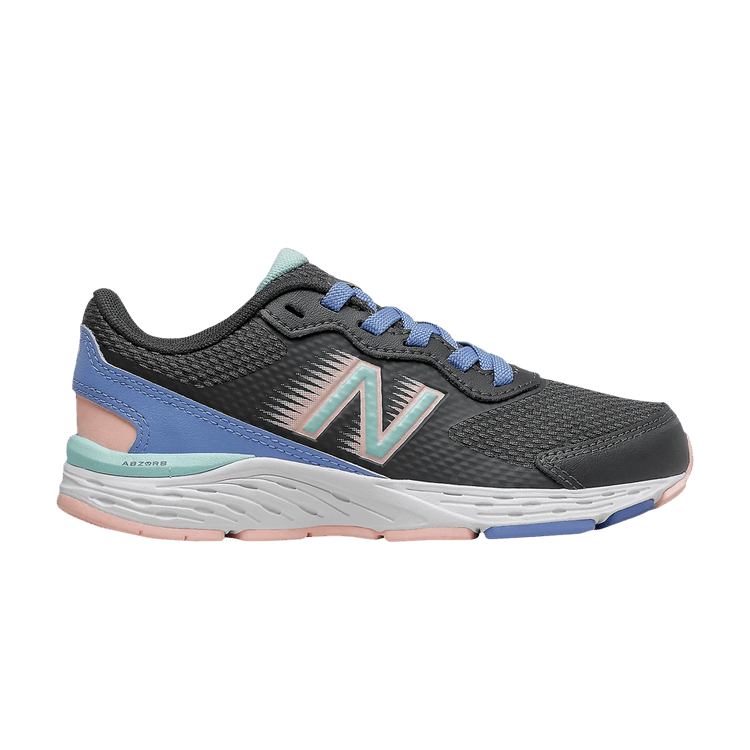 New Balance 680v6 Big Kid 'Phantom Stellar Blue' — Phantom/Stellar Blue/Cloud Pink