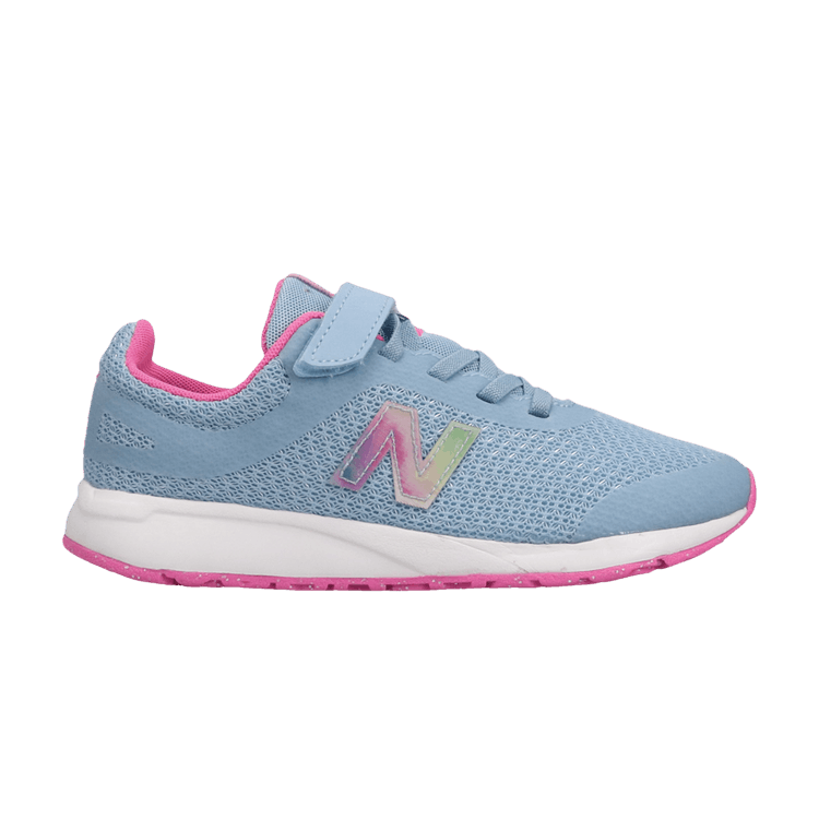 New Balance 455 Wide Kids 'Blue Pink White' — Blue/Pink/White