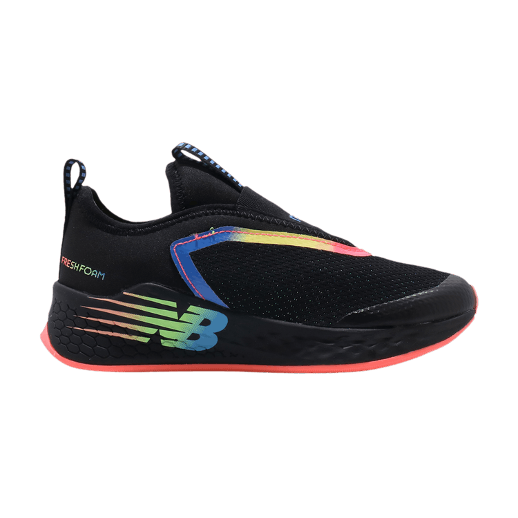 New Balance FST v2 Kids Wide 'Rainbow Black' — Black/Multi