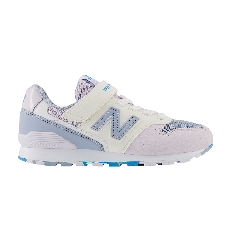 New Balance 996 Big Kid Wide 'Purple White' — Purple/White