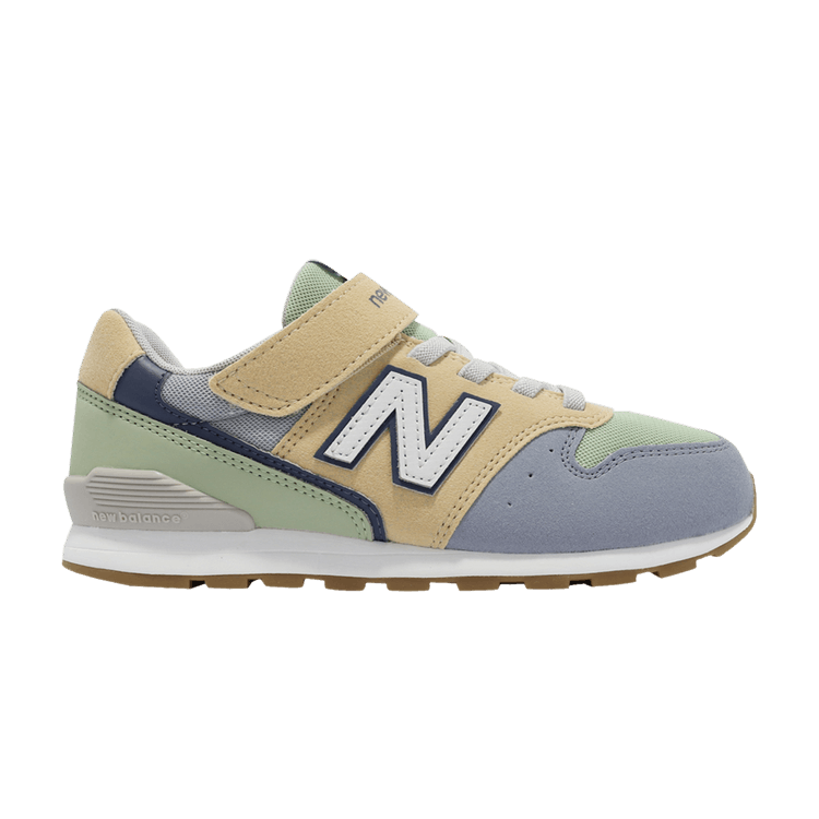New Balance 996 Big Kid Wide 'Beige Slate Blue' — Beige/Slate Blue