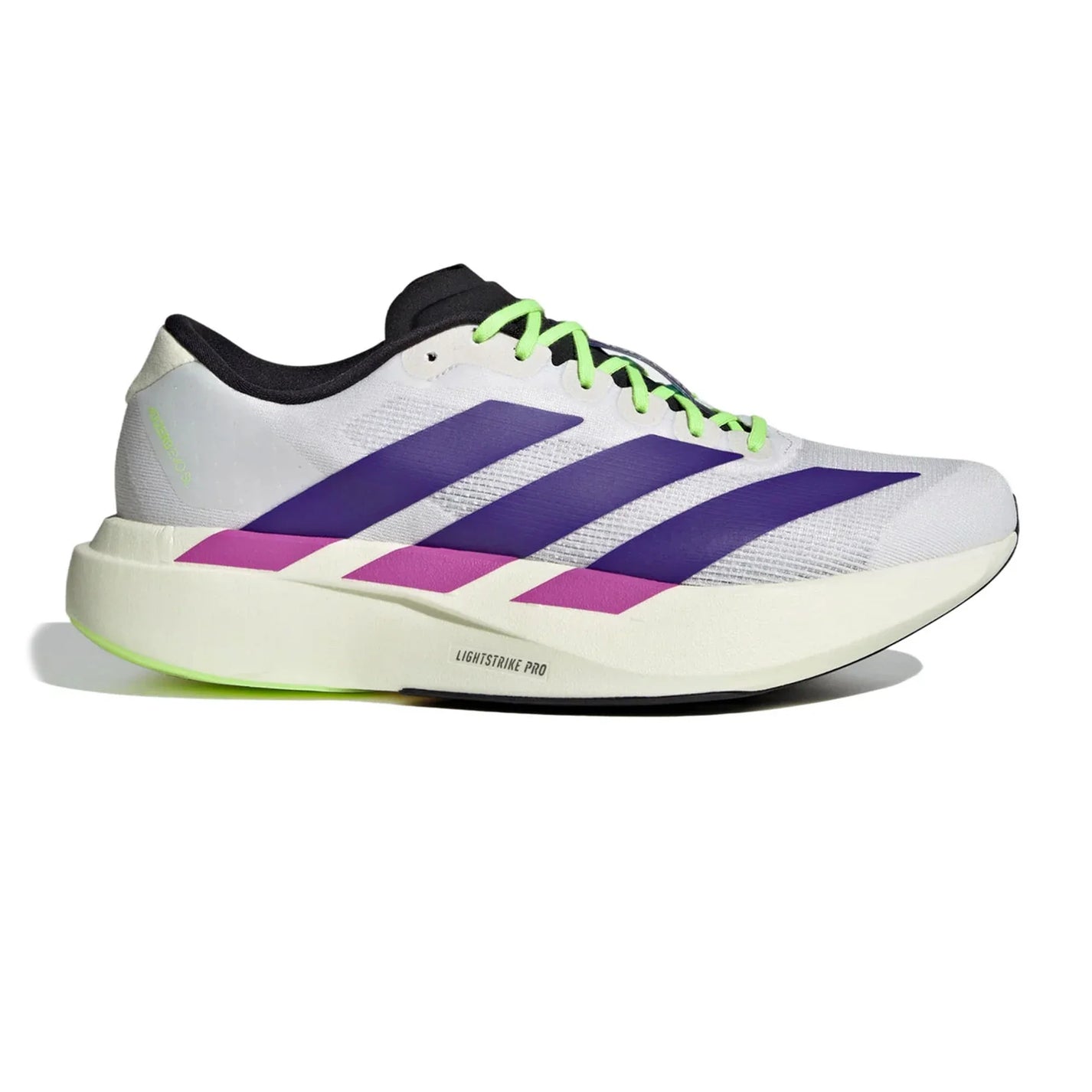 Adidas Adizero Evo SL 'White Collegiate Purple Lime Burst' (2025)
