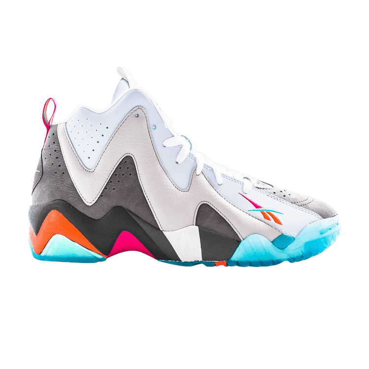 Reebok Kamikaze 2 Mid 'Packer Shoes W/ M&N Jersey' — Steal/Blue/Cyclone Gry